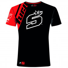 T-SHIRT JZ5 FURY NOIR ROUGE