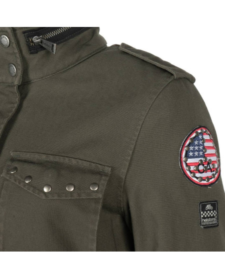 BLOUSON HELSTONS TARA KAKI