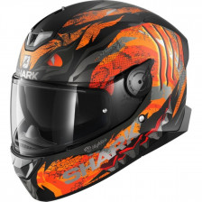 SHARK SKWAL 2 IKER LECUONA NOIR ORANGE MAT