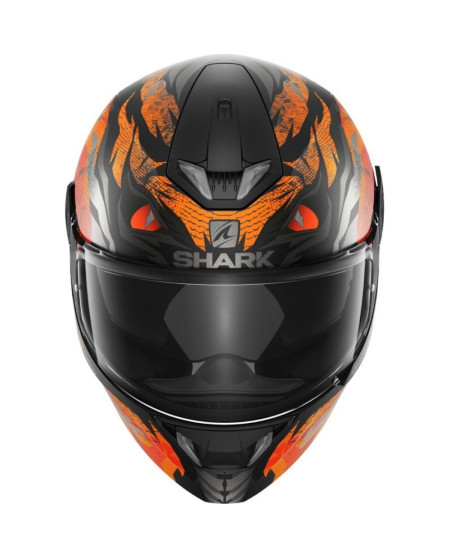 SHARK SKWAL 2 IKER LECUONA NOIR ORANGE MAT