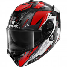 SHARK SPARTAN GT CARBON URIKAN CARBON ROUGE BLANC