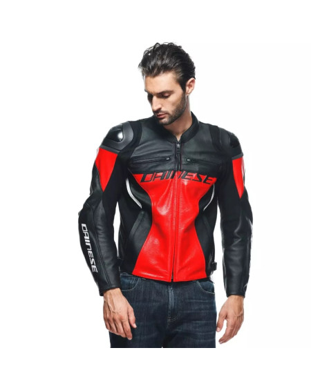 BLOUSON DAINESE RACING 4 LAVA-RED BLACK