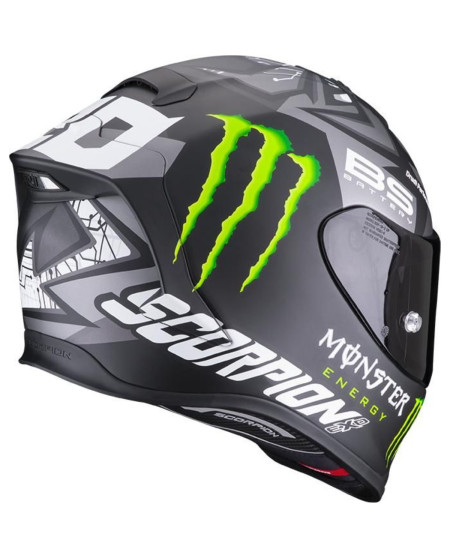 SCORPION EXO R1 FABIO MONSTER REPLICA NOIR MAT ARG
