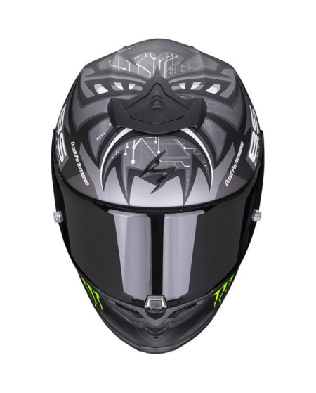 SCORPION EXO R1 FABIO MONSTER REPLICA NOIR MAT ARG
