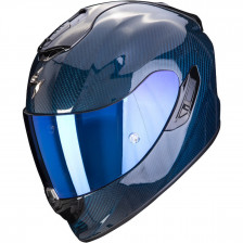 SCORPION EXO1400 CARBON AIR SOLID BLEU