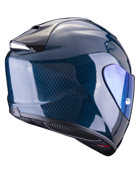 SCORPION EXO1400 CARBON AIR SOLID BLEU