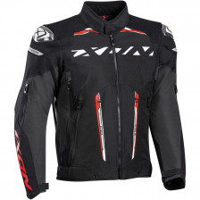 BLOUSON IXON BLASTER NOIR BKANC ROUGE