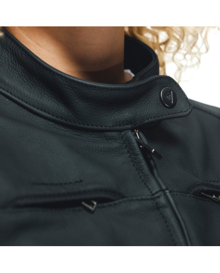 BLOUSON CUIR DAINESE LADY RAZON 2 NOIR