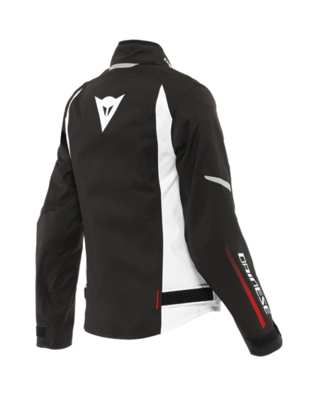 BLOUSON DAINESE LADY VELOCE D-DRY NOIR BLANC ROUGE