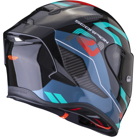 SCORPION EXO R1 AIR VATIS NOIR BLEU ROUGE