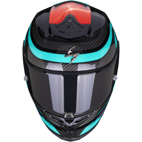 SCORPION EXO R1 AIR VATIS NOIR BLEU ROUGE