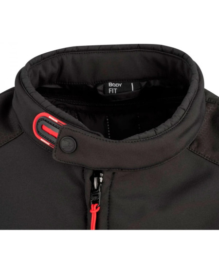 VESTE BERING COBALT NOIR ROUGE