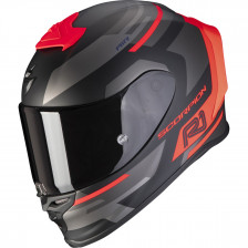 SCORPION EXO R1 AIR ORBIS NOIR MAT ROUGE