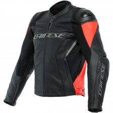 BLOUSON DAINESE RACING 4 NOIR ROUGE FLUO