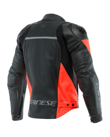 BLOUSON DAINESE RACING 4 NOIR ROUGE FLUO