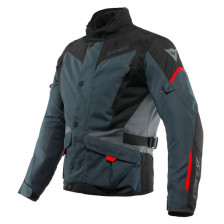 BLOUSON DAINESE TEMPEST 3 D-DRY NOIR EBONY LAVA RED