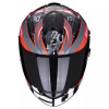 SCORPION EXO 491 FABIO 20 NOIR MAT ROUGE