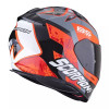 SCORPION EXO 491 FABIO 20 NOIR MAT ROUGE