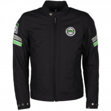 BLOUSON HELSTONS ELRON TISSU NOIR GRIS VERT 2XL
