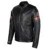 BLOUSON HELSTONS ELRON CUIR NOIR 2XL