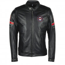 BLOUSON HELSTONS ELRON CUIR NOIR 2XL
