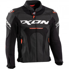 BLOUSON IXON JACKAL NOIR BLANC ROUGE