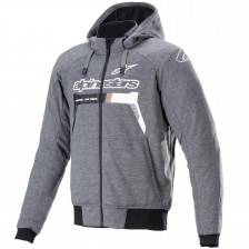 BLOUSON ALPINESTARS CHROME IGNITION GRIS BLANC