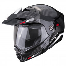 SCORPION ADX-2 CAMINO NOIR ARGENT ROUGE XS
