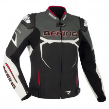 BLOUSON BERING FIGHT-R NOIR BLANC GRIS
