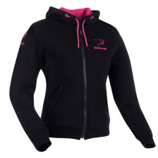 BLOUSON BERING LADY HOODIZ 2 NOIR FUSCHIA