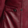 BLOUSON HELSTONS CHICA CUIR BORDEAUX