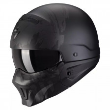 SCORPION EXO-COMBAT EVO MARAUDER NOIR MAT ARGENT