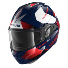 SHARK EVO GT TEKLINE BURGUNDY BLEU BLANC ROUGE L
