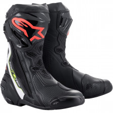 BOTTE ALPINESTARS SUPERTECH R NOIR BLANC ROUGE JAUNE