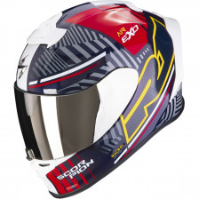 SCORPION EXO-R1 EVO AIR VICTORY ROUGE BLEU JAUNE 22-06
