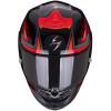 SCORPION EXO-R1 EVO AIR GAZ NOIR METAL ROUGE 22-06