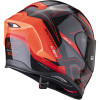 SCORPION EXO-R1 EVO AIR GAZ NOIR METAL ROUGE 22-06