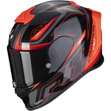 SCORPION EXO-R1 EVO AIR GAZ NOIR METAL ROUGE 22-06
