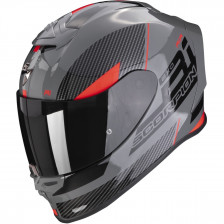SCORPION EXO-R1 EVO AIR FINAL GRIS NOIR ROUGE 22-06