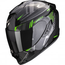 SCORPION EXO-1400 EVO AIR SHELL NOIR VERT 22-06