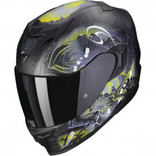 SCORPION EXO-520 EVO AIR MELROSE NOIR MAT JAUNE 22-06