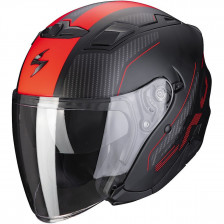 SCORPION EXO-230 CONDOR NOIR MAT ROUGE