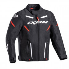 BLOUSON IXON STRIKER KID NOIR BLANC