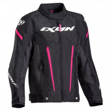 BLOUSON IXON STRIKER KID LADY NOIR ROSE