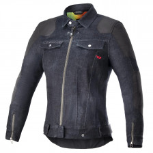 BLOUSON ALPINESTARS AS-DSL SAKURA DENIM NOIR BLEU