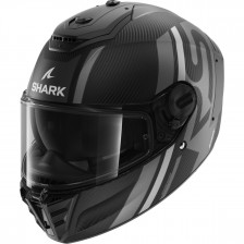 SHARK SPARTAN RS CARBON SHAWN NOIR GRIS MAT 22-06