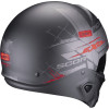 SCORPION EXO-COMBAT II XENON NOIR MAT ROUGE 06