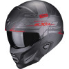 SCORPION EXO-COMBAT II XENON NOIR MAT ROUGE 06