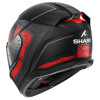 SHARK SKWAL I3 RHAD NOIR MAT ROUGE CHROME 22-06