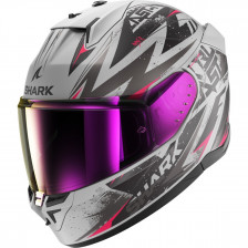 SHARK D-SKWAL 3 BLAST-R GRIS MAT VIOLET NOIR 22-06